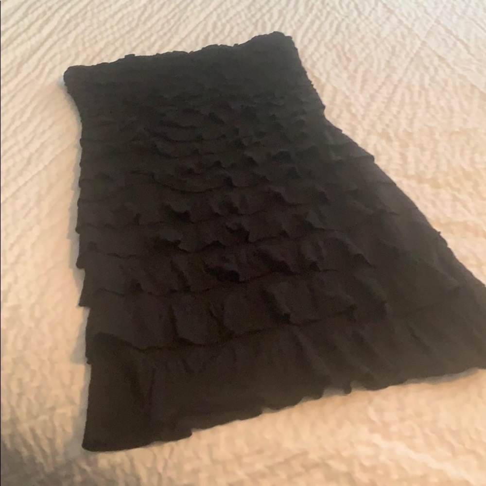 Express dress black size small strapless